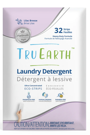 TRU EARTH Eco-strip Laundry Detergent - Lilac Breeze - 32 Loads