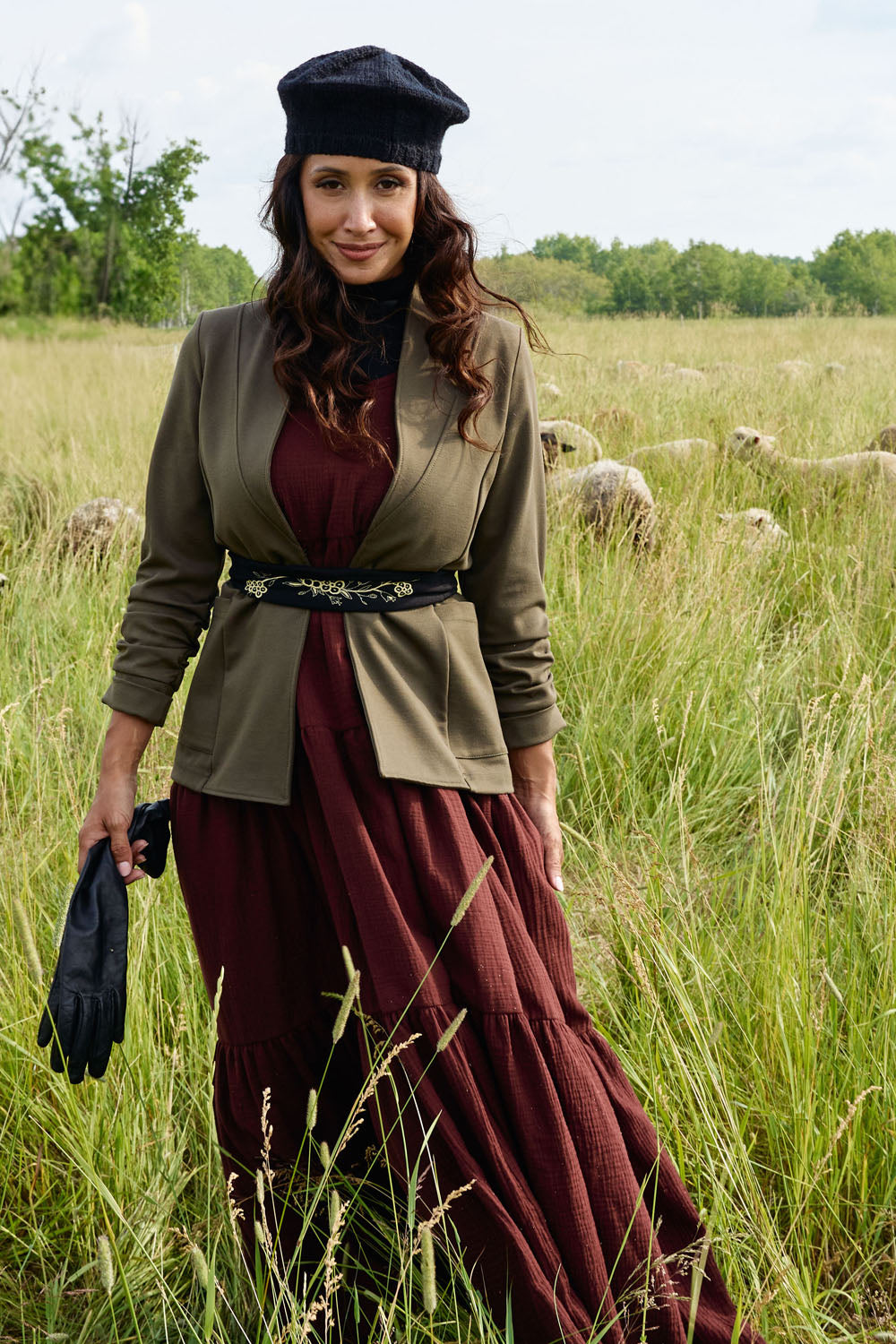 Robe ROSALIE en tissu durable