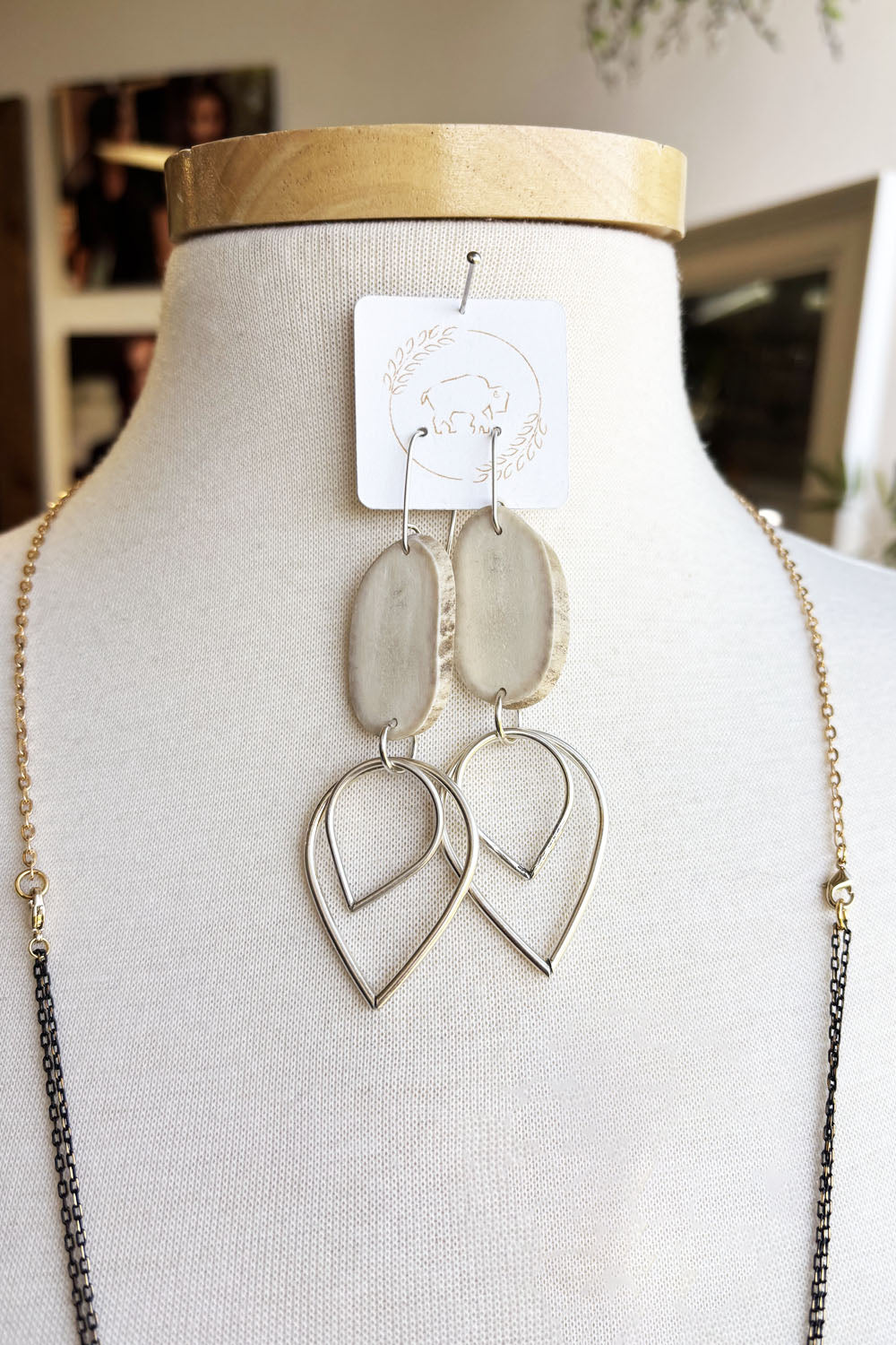 Sheppards Hook - Tulip Silver Earrings - 