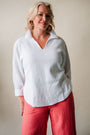 Soleil Cotton Blouse - Anne Mulaire