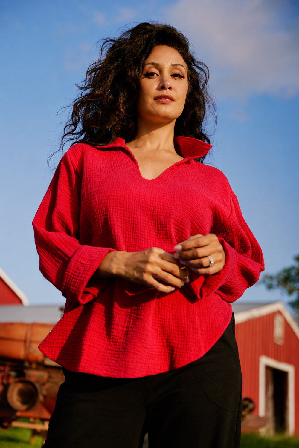 Soleil Cotton Blouse