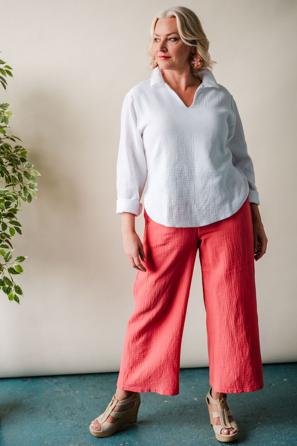 Soleil Wide-Leg Pants