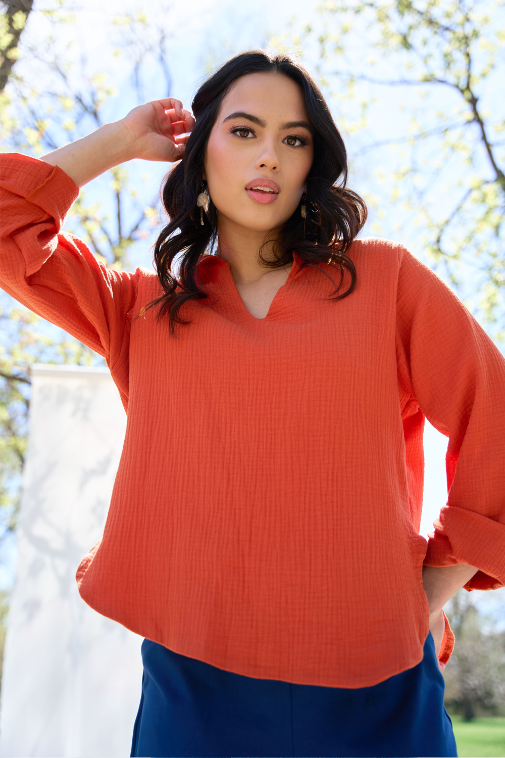 Soleil Cotton Blouse