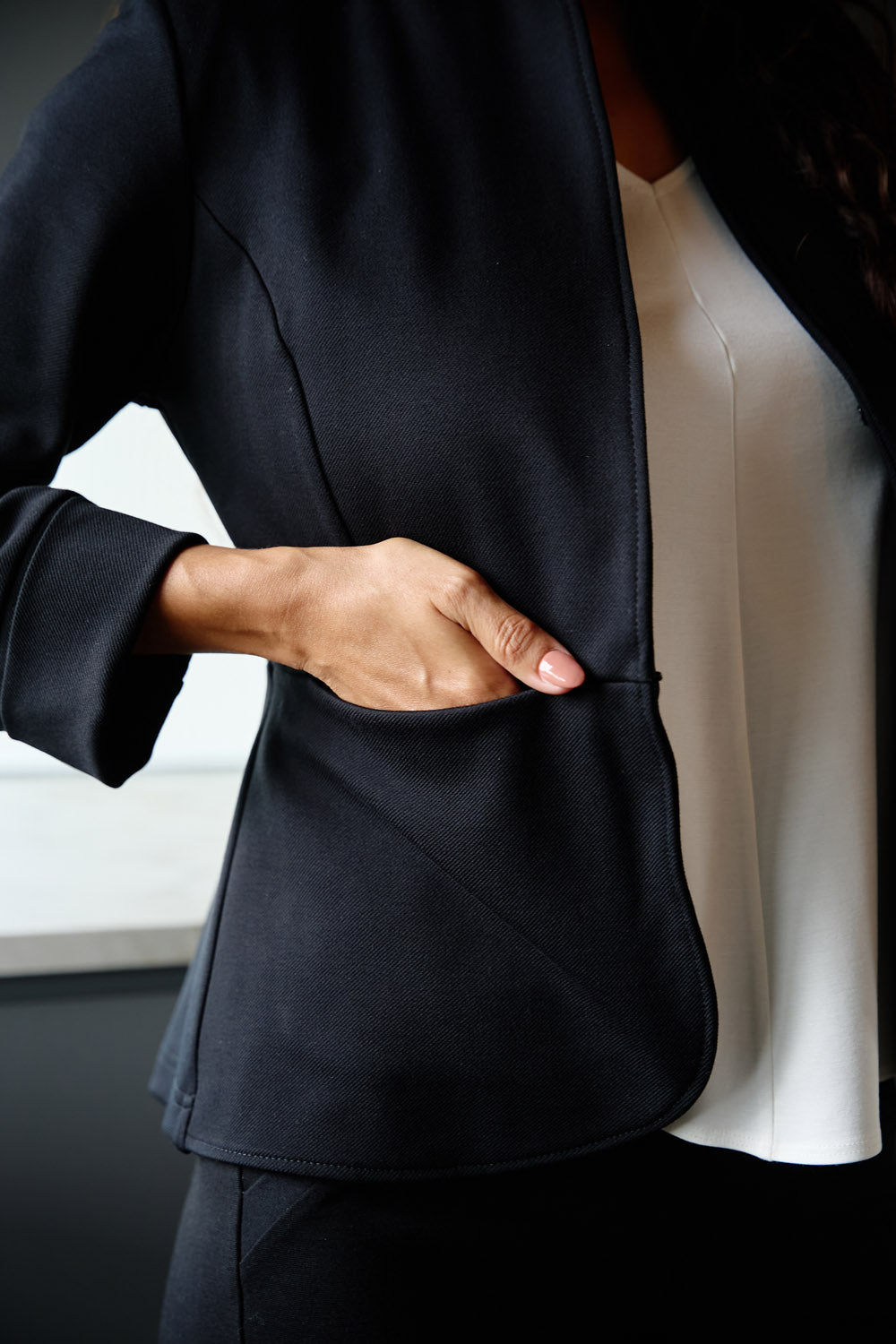 Blazer Peplum structuré