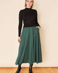 VOYAGE Skirt- Forest Teal