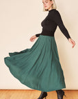 VOYAGE Skirt- Forest Teal