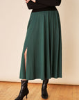 VOYAGE Skirt- Forest Teal