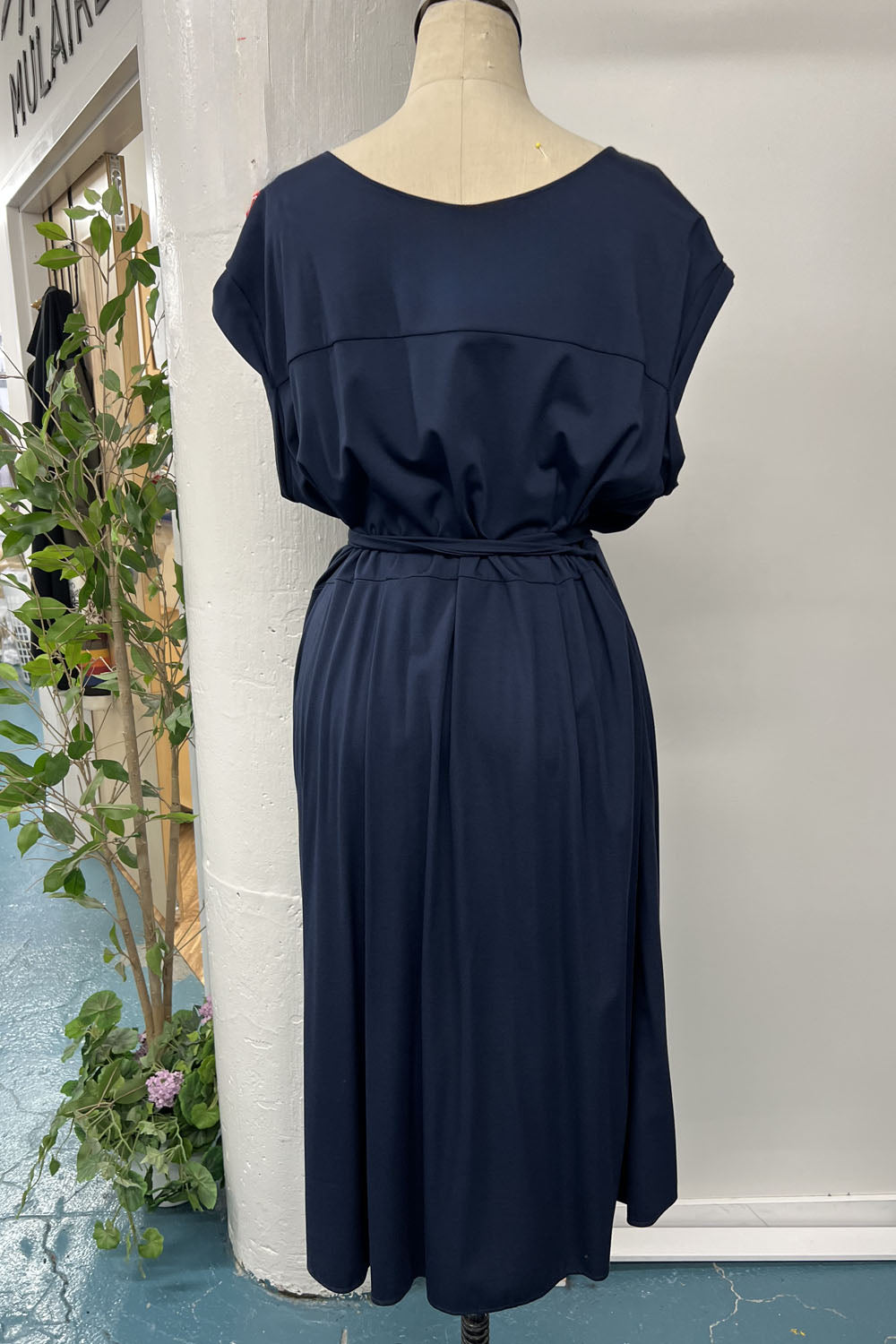 RESALE - Naomi Wrap Dress - 3X - Midnight - RE521