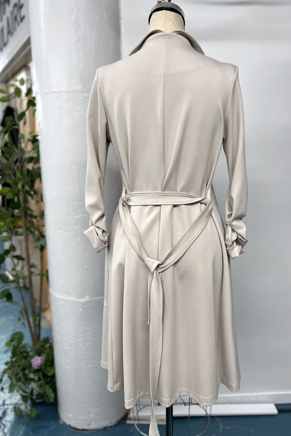 RESALE - Maude Trench Jacket  - XS/S - Almond- RE537