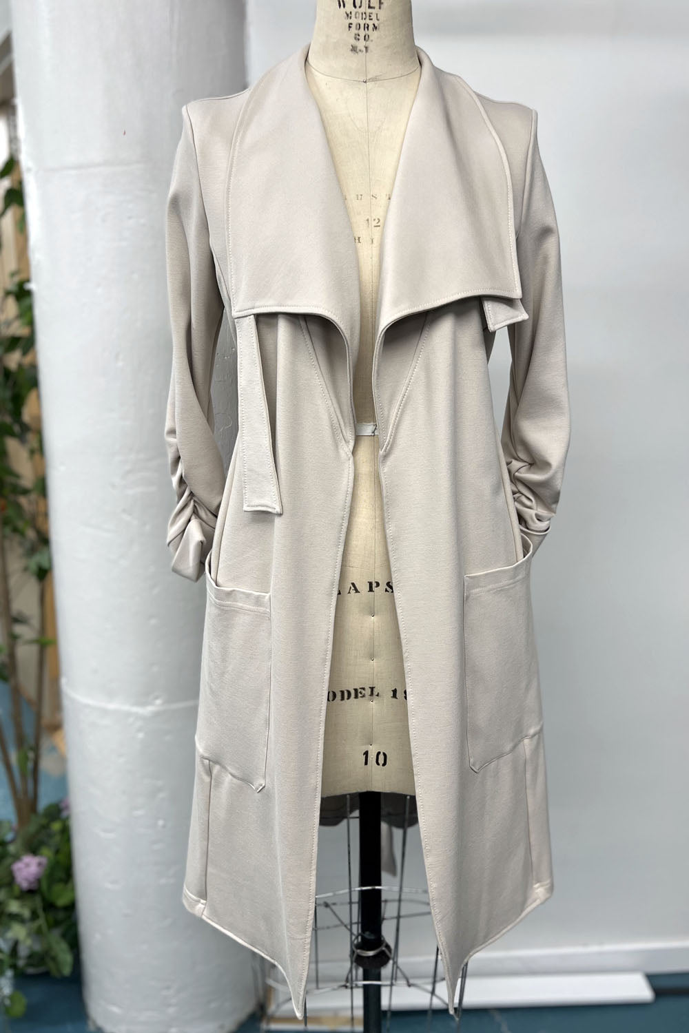 RESALE - Maude Trench Jacket  - XS/S - Almond- RE537