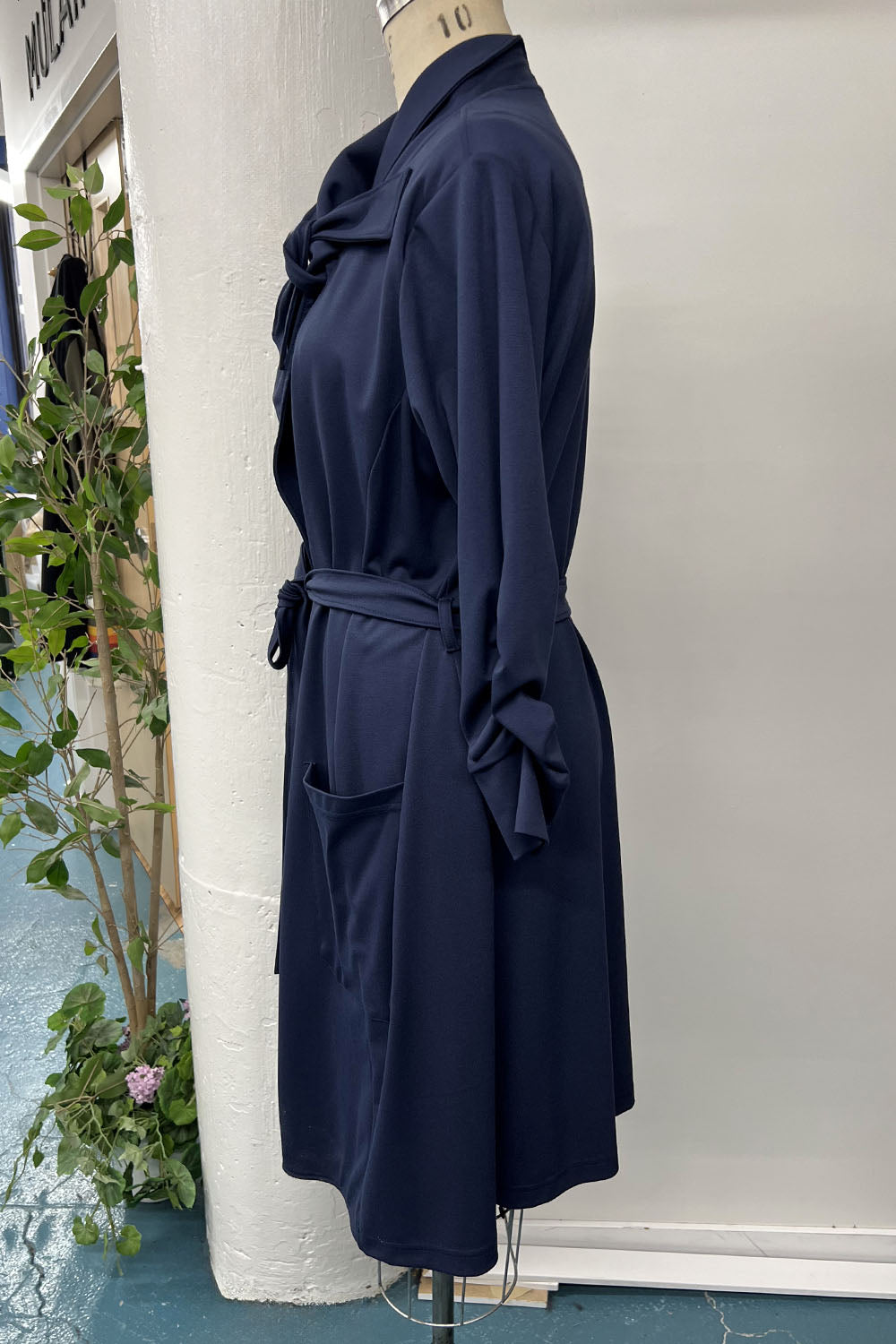 RESALE - Maude Wrap Jacket - 1X/2X - Navy - RE520
