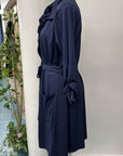 RESALE - Maude Wrap Jacket - 1X/2X - Navy - RE520