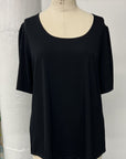 RESALE - Jolene Blouse - XL - Black- RE540