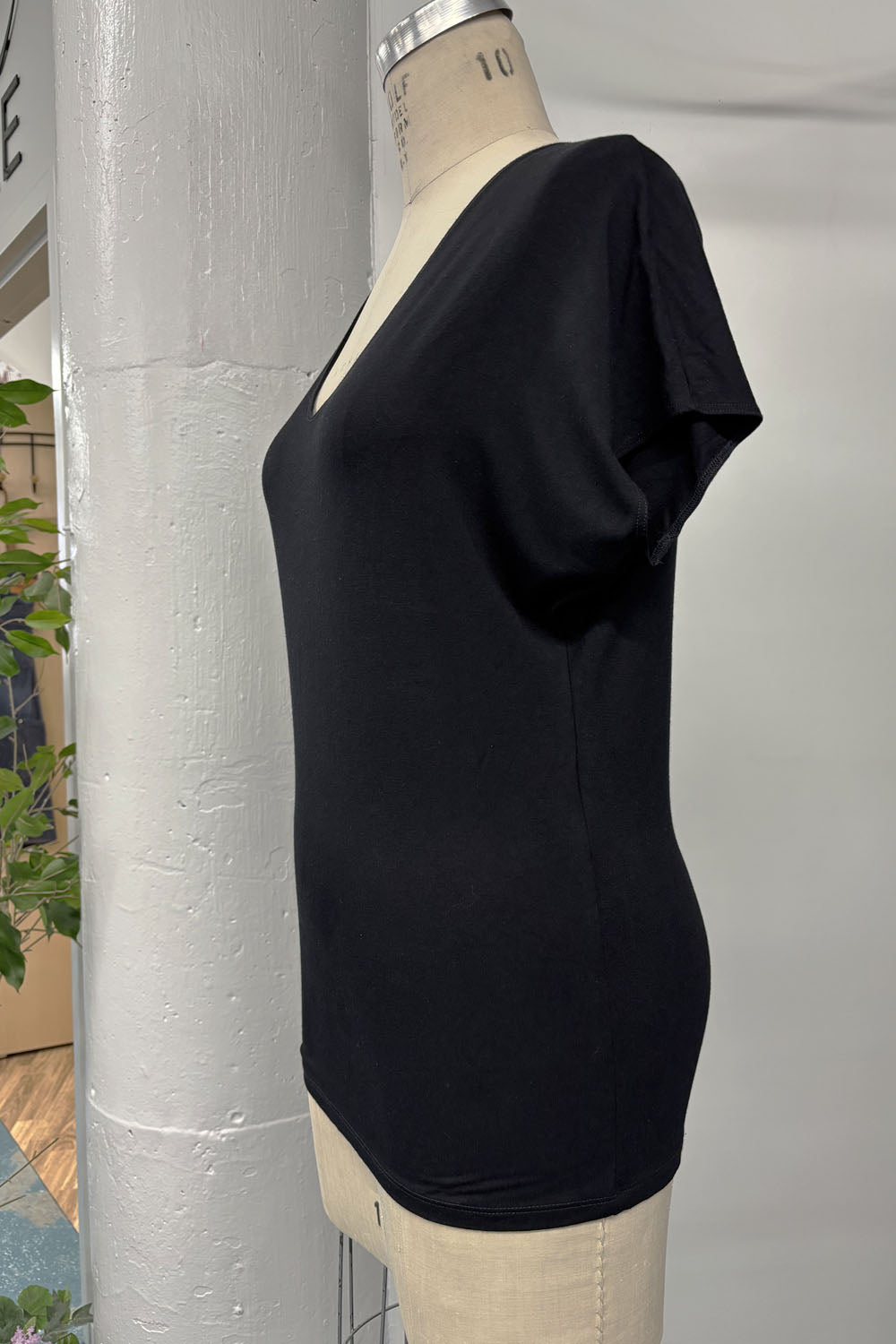 RESALE - Blouson Top - XS - Black- RE557