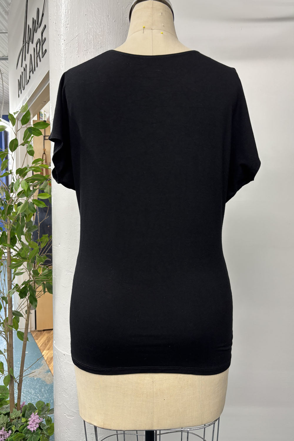 RESALE - Blouson Top - XS - Black- RE557