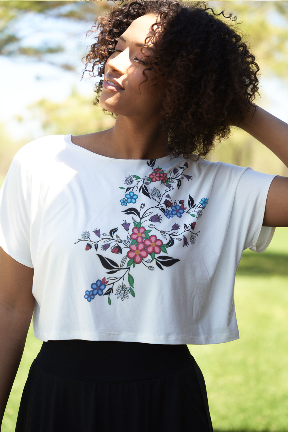 MÉTIS BLOOMS Crop Top