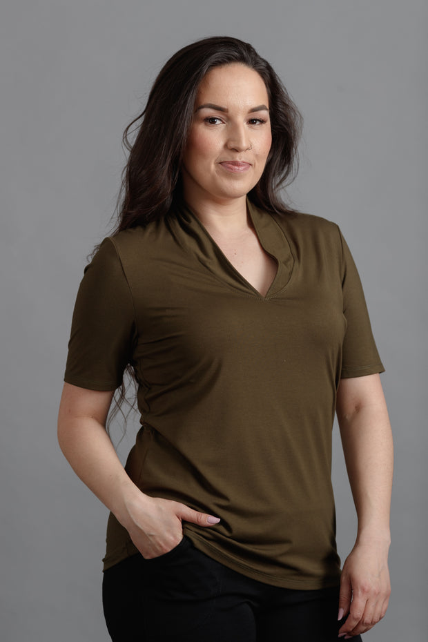 GREEN SALE - ENVIE Blouse- Olive