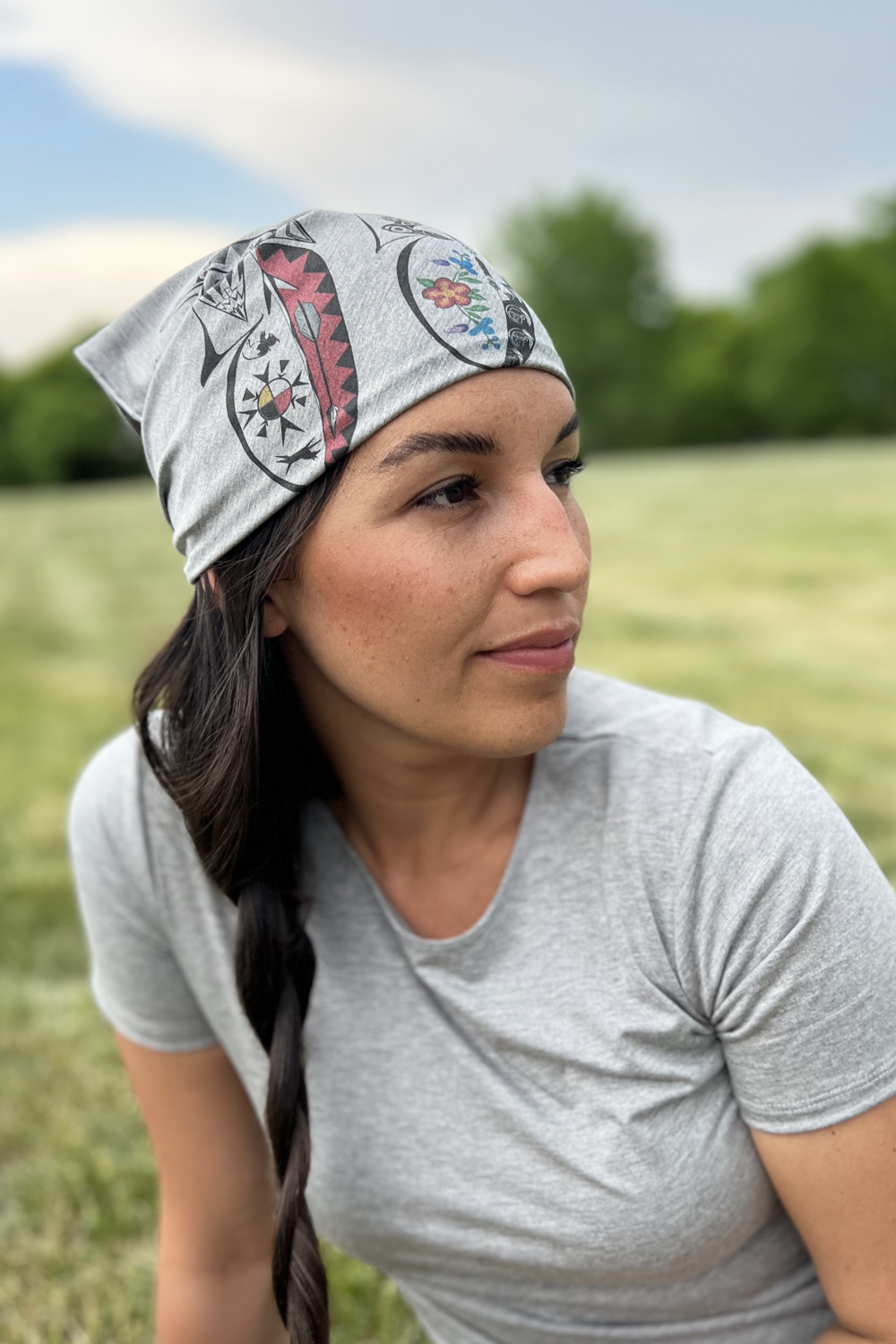Printed Bamboo Bandanas/ Scarves