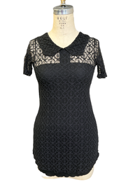 RESALE - Lace Blouse -Black - XS/S