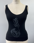 RESALE - Raven bamboo Tank- Black- S