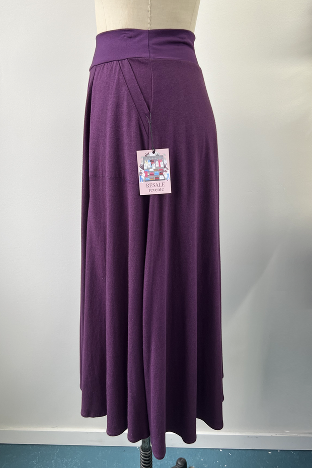 RESALE - Voyage Skirt - Eggplant - L/XL