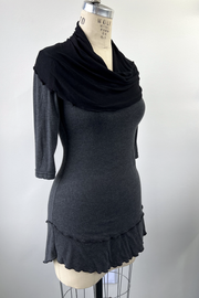 RESALE - Danielle Tunic -Charcoal/Black - S
