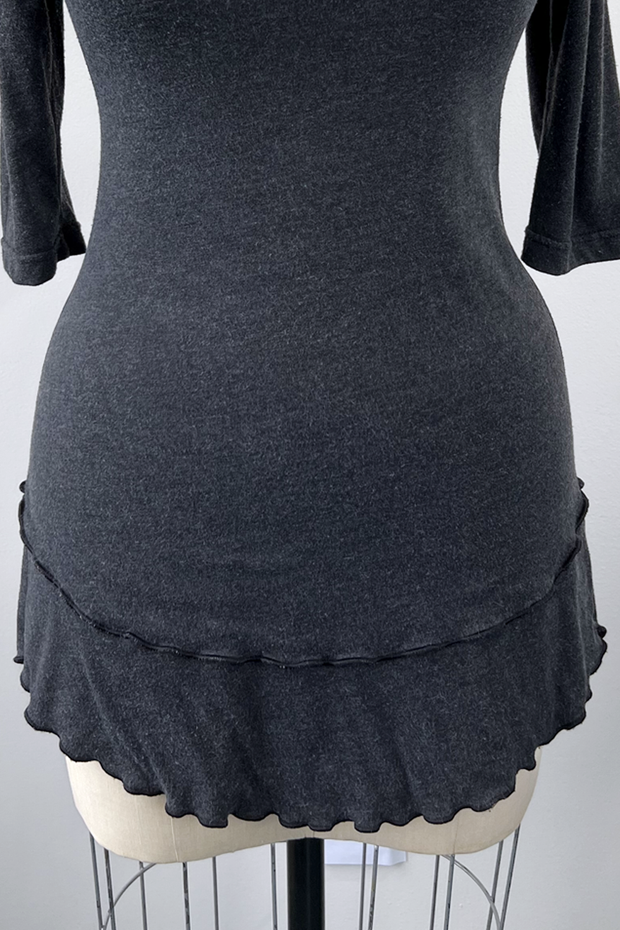 RESALE - Danielle Tunic -Charcoal/Black - S