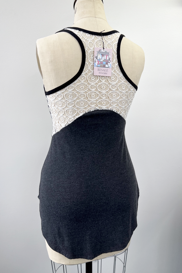RESALE - MJ Tank- Charcoal- S