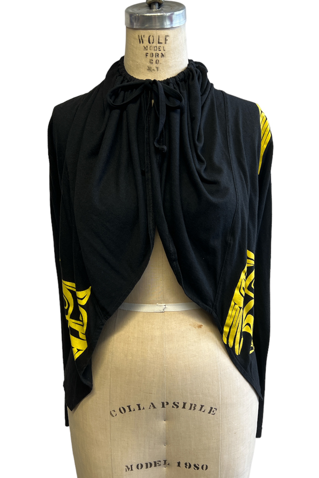 RESALE - Owl Cardigan - Black - XS
