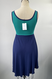 RESALE - Bamboo Dress- Winter Blue/ Jade - S