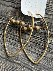 Sheppards Hook - Shield Stud Earrings- #306