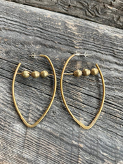 Sheppards Hook - Shield Stud Earrings- #306