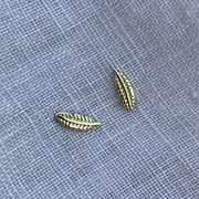 Naked Sage - Feather Studs (Silver & Gold)