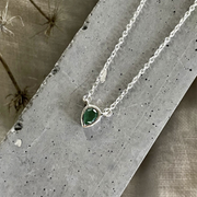 Naked Sage - Joy Necklace (Emerald, Labradorite & Quartz)