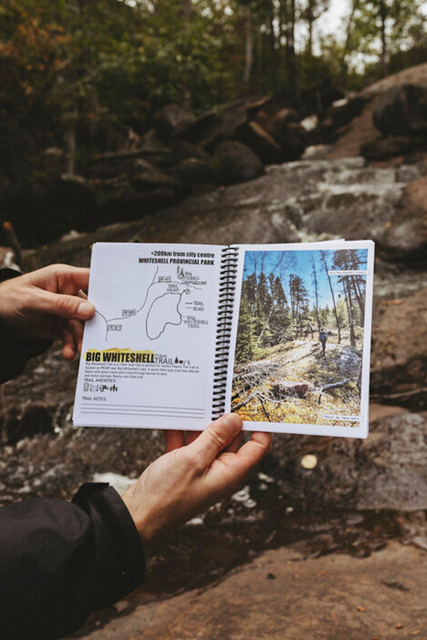 Hike Manitoba Book - A Stack of Hikes