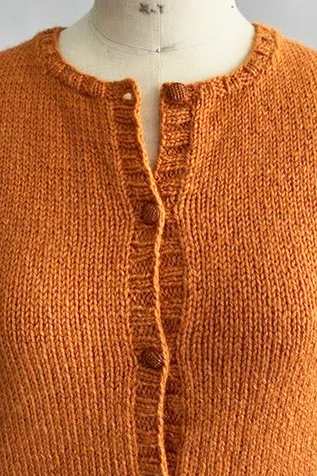 KNITS - Handknit Sweater Vest with buttons