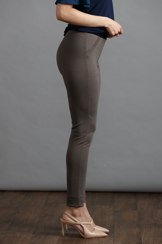 GREEN SALE - CHAPLIN SLIM Pant-Taupe
