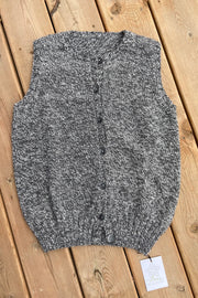 KNITS - Handknit Sweater Vest with buttons