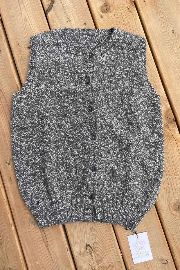 KNITS - Handknit Sweater Vest with buttons