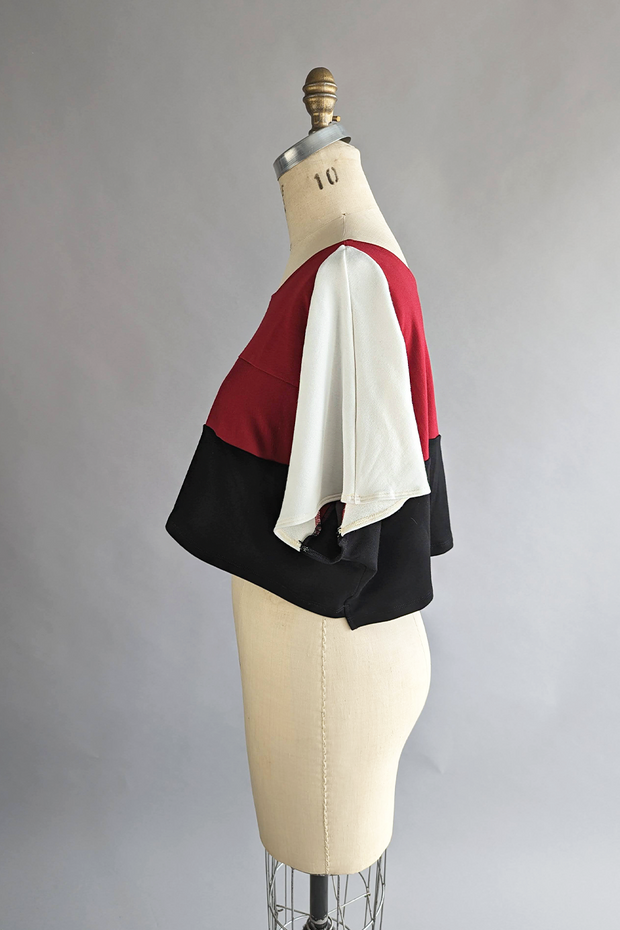ZERO WASTE CROP Top - Scarlet Mix