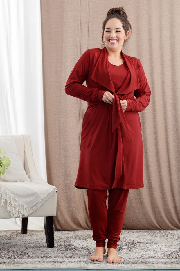 GREEN SALE - NUAGE ULTRA LIGHT Robe- Scarlet